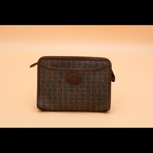 Burberry Brown Monogram Vintage Pouch (Vintage)